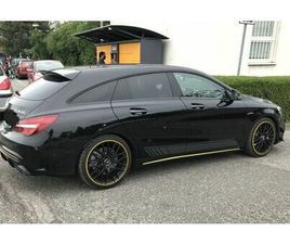 MERCEDES CLA SHOOTING BRAKE CLA 45 AMG MERCEDES CLA 45 AMG SHOOTING BRAKE YELLOW NIGHT EDITION