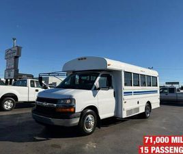 CHEVROLET G SERIES 08 CHEVY G3500 15 PASSENGER SHUTTLE BUS 71,000 MILES 1 OWNER