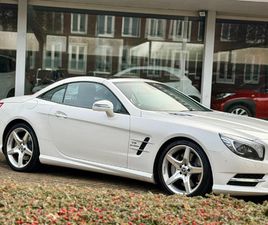 MERCEDES SL SL 500 MERCEDES-BENZ SL 500 EDITION 1 AMG|CAMERA|NIEUWSTAAT!|H&K|BLINDSPOT|AIRSCARF|PARELMOER WIT