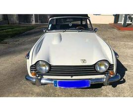 1968 TRIUMPH TR5 BLANC MANUEL, 4 VITESSES CONDUITE À GAUC...
