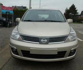 NISSAN TIIDA ② NISSAN TIIDA 1.6I BENZINE * 07/2009 *DIGITALE AIRCO*EXPORT — NISSAN — 2EMEMAIN