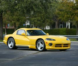 1995 DODGE VIPER 4,750 MILES, FINAL-YEAR SIDE PIPES, AUTOFORM HARDTOP