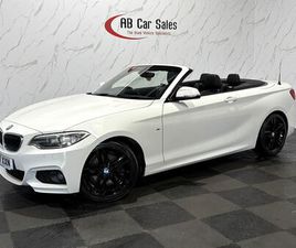 BMW SERIE 2 CABRIOLET 230 2017 BMW 2 SERIES 2.0 230I M SPORT CONVERTIBLE AUTO