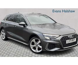 AUDI A3 30 TFSI S LINE 5DR 2021