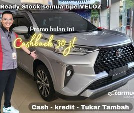 TOYOTA VELOZ 2025 TOYOTA VELOZ 1,5 (NON PREMIUM COLOR) MPV MANUAL SILVER HARGA PALING MURAH
