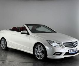 MERCEDES-BENZ E-CLASS 5.5 E500 V8 SPORT CABRIOLET G-TRONIC EURO 5 2DR