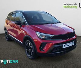 VAUXHALL CROSSLAND X 2022 VAUXHALL CROSSLAND 1.2 ULTIMATE (130PS) AUTO