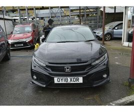 HONDA CIVIC 2018 (18) - 1.5 VTEC TURBO SPORT 5DR CVT PETROL 2018 AUTO SAT NAV