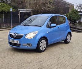 VAUXHALL, AGILA, HATCHBACK, 2012, MANUAL, 1242 (CC), 5 DOORS