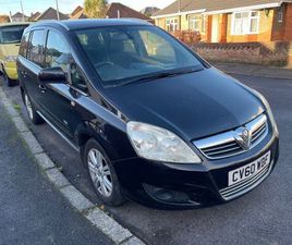 VAUXHALL, ZAFIRA, MPV, 2010, MANUAL, 1910 (CC), 5 DOORS