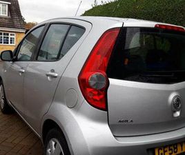 VAUXHALL AGILA VAUXHALL, AGILA, HATCHBACK, 2008, MANUAL, 1248 (CC), 5 DOORS
