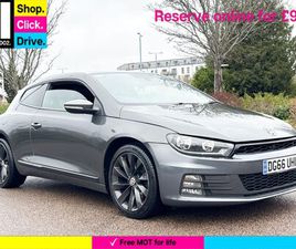 VOLKSWAGEN SCIROCCO 2016 (66) - 2.0 TSI BLUEMOTION TECH GT HATCHBACK 3DR PETROL DSG EURO 6 (START/STOP) (180 PS)