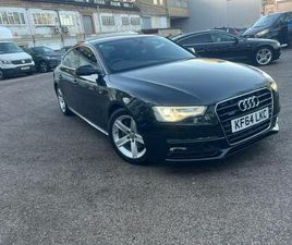 AUDI A5 2.0 TFSI S LINE 5DR PETROL S TRONIC QUATTRO EURO 5 (START/STOP) (211 PS)
