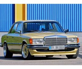 MERCEDES W116 280 SE OLDTIMER AHORNGELB