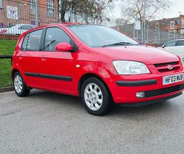 HYUNDAI GETZ 2003 HYUNDAI GETZ 1.6 CDX 5DR AUTO HATCHBACK PETROL AUTOMATIC