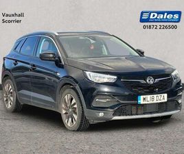 VAUXHALL GRANDLAND X 2018 VAUXHALL GRANDLAND X GRANDLAND X 1.2T SPORT NAV 5DR AUTO HATCHBACK HATCHBACK PETROL AUTOMATIC