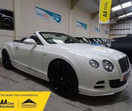 BENTLEY CONTINENTAL 6.0 W12 GTC SPEED AUTO 4WD EURO 5 2DR