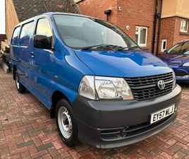 TOYOTA, HIACE, PANEL VAN, 2008, MANUAL 2494 120BHP AIRCON