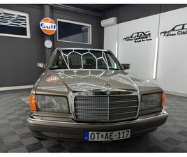 MERCEDES-BENZ W 126 420 SE MUZEÁLIS MINŐSÍTÉSSEL.ROZSDAMENTES