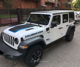 JEEP WRANGLER UNLIMITED WRANGLER UNLIMITED 2.0 ATX PHEV RUBICON 4XE AUTO