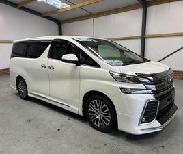 TOYOTA VELLFIRE 3.5V6 - ZA G EDITION- OTTOMON RECLINERS/ SUNROOFS / VERY HIGH SPEC GRADE 4.5 LOW MILEAGE -GRADE 4.5- VIDEO LINK IN ADVERT