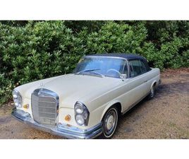 MERCEDES CLASSE S CABRIOLET 220 SE 1964 MERCEDES 220SE CABRIOLET BLANC AUTOMATIQUE, 4 VITESS...