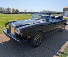 1980 ROLLS ROYCE CORNICHE TRIPLE BLACK CONVERTIBLE SENIOR-OWNED LUXURY