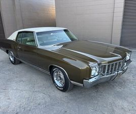 CHEVROLET MONTE CARLO 1972 CHEVROLET MONTE CARLO