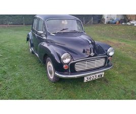 1962 MORRIS MINOR NOIR MANUEL, 4 VITESSES CONDUITE À DROI...