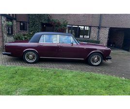 ROLLS ROYCE SILVER SHADOW 1979 ROLLS ROYCE SILVER SHADOW ROUGE FONCÉ MANUEL, 3 VITE...