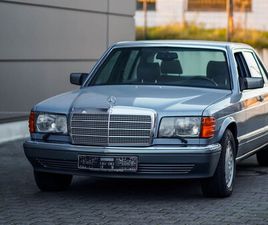 MERCEDES BENZ W126 560 SEL (1987), SEHR GUTER ORIGINALZUSTAND, ERST 129.600 KILOMETER, UMFANGREICHE AUSSTATTUNG, GUTACHTEN NOTE 2+, TÜV NEU