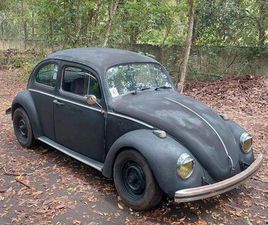 VOLKSWAGEN COCCINELLE VOLKSWAGEN FUSCA 1300L 1976 PRETO (GASOLINA)