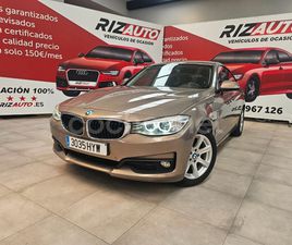 BMW SERIE 3 GT 318 CERTIFICACIÓN DEL VEHÍCULO