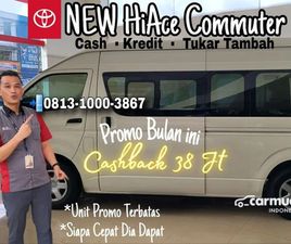 TOYOTA COMMUTER 2025 TOYOTA HIACE 3,0 COMMUTER VAN HARGA TERMURAH CALL ME