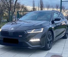SKODA OCTAVIA WAGON RS •SKODA OCTAVIA RS 2022 GODINA•147KW/200KS•REG GODINU•BLACK EDITION, 2022 GOD.