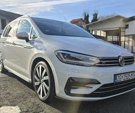 VW TOURAN 2,0 TDI R LINE 140KW DSG *WEBASTO* KROVNI NOSACI + KUTIJA*, 2017 GOD.