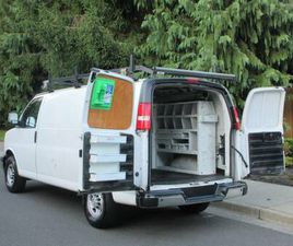 2019 CHEVROLET G3500 1 TON CARGO, *LOADED W/RACKS, SHELVES, CABINETS