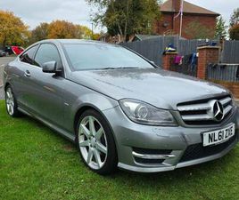 MERCEDES C220D (W204) COUPE RED LEATHER