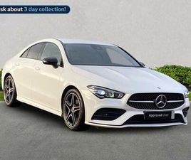 MERCEDES CLA CLA 180 1.3 CLA180 AMG LINE (EXECUTIVE) COUPE 7G-DCT EURO 6 (START/STOP) 4DR
