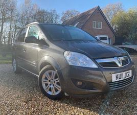 2011 VAUXHALL ZAFIRA 1.6I [115] DESIGN 5DR MPV PETROL MANUAL