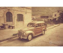 TOPOLINO FIAT 500C GIARDINIERA LEGNO 1950 ASI ORO