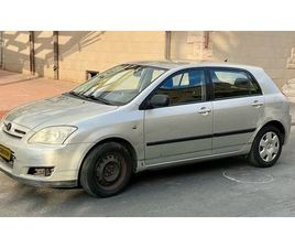 TOYOTA ALLEX 1.6 AT (110 כס)