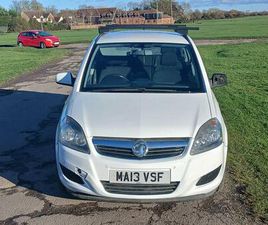 VAUXHALL ZAFIRA 1.6 16V EXCLUSIV EURO 5 5DR