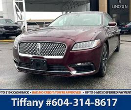 2017 LINCOLN CONTINENTAL RESERVE - HTD REAR SEATS/TWIN PANEL MOONROOF