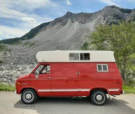 1974 GMC VANDURA GLASCON HIGH-TOP CAMPER – ~49,000 MILES – CONVERSION