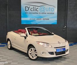 RENAULT MEGANE CC RENAULT MEGANE CABRIOLET SERIE LIMITEE NUMEROTEE FLORIDE 1.4 TCE 130CH HISTORIQUE COMPLET RENAULT
