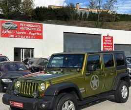 JEEP WRANGLER 2.8 CRD 175 CH 4WD SPORT UNLIMITED - SAHARA - CABRIOLET