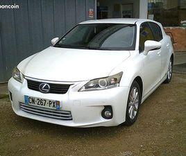 LEXUS CT200H BUSINESS HYBRIDE SUIVI LEXUS 197MKM 2012 FRANCAISE CLIM GPS BLUETOOTH CRIT AIR 1