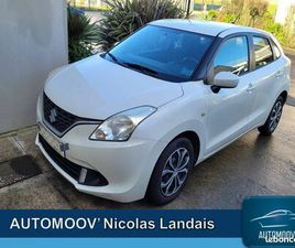 SUZUKI BALENO SUZUKI BALENO PHASE II EN 5 PORTES MOTEUR 1,2L ESS 90 CH BVMECANIQUE FINITION PACK TELEPHONE BLUETOOTH FEUX AUTOMATIQUE CLIMATISATION OK CT OK NOTICE 2 CLES