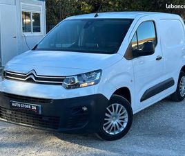 CITROËN BERLINGO TAILLE M BLUEHDI 100 SETS BVM5 LIVE {1ÈRE MAIN, TVA RECUP, 3 PLACES}